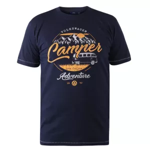 T-shirt VW bleu marine manche courte 3XL à 10XL-4XL