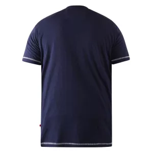 T-shirt Noël bleu marine manche courte 3XL à 6XL-3XL