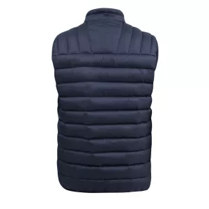Veste sans manches matelassé bleu marine pratique-3XL