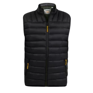 Veste sans manches matelassé noir pratique-4XL