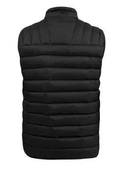 Veste sans manches matelassé noir pratique-5XL
