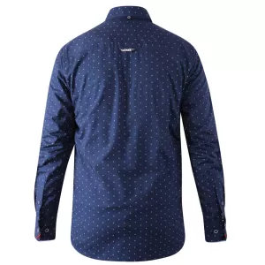 Chemise manche longue bleu marine de 3XL à 8XL-5XL