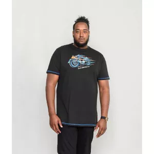 T-shirt D555 Live To Ride Motorbike noir-4XL