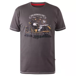 T-shirt D555 Motorcycle Club kaki foncé