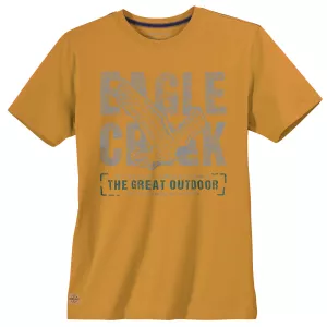 Tshirt manche courte Jaune ocre de 3XL à 10XL