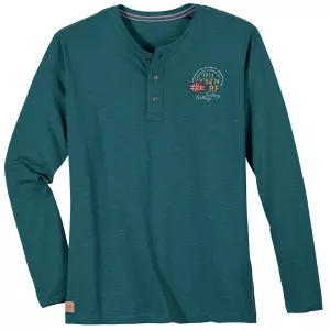 Tshirt manche longue vert bouteille de 3XL à 10XL