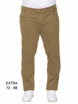 Maxfort pantalon stretch très grande taille Beige tortue de 72EU à 88EU - TROY-E80
