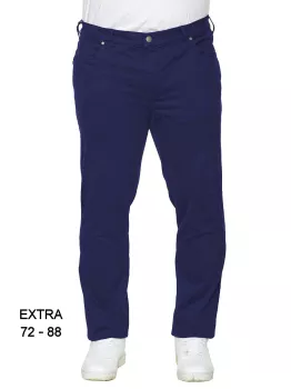 Maxfort pantalon stretch très grande taille bleu de 72EU à 88EU - TROY-E84