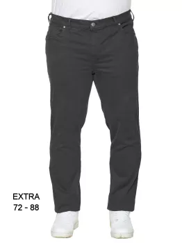 Maxfort pantalon stretch très grande taille gris anthracite de 72EU à 88EU - TRO-E84