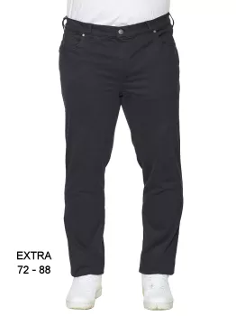 Maxfort pantalon stretch très grande taille gris foncé de 72EU à 88EU - TROY-E74