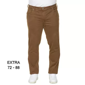 Maxfort pantalon stretch très grande taille terracotta de 72EU à 88EU - TROY-E72
