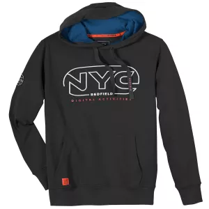 Sweat à capuche noire de 3XL à 8XL