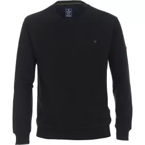 Sweat classique col rond gris foncé-4XL