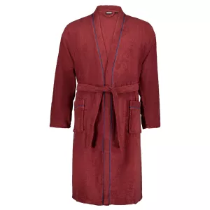 Sortie de bain bordeaux douce unisexe-10XL