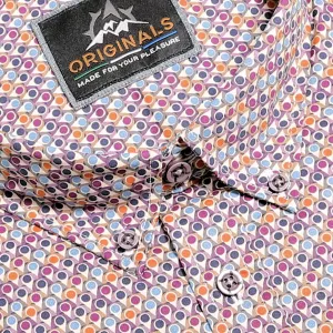 Chemise manche longue rouge brique de 3XL à 6XL-5XL