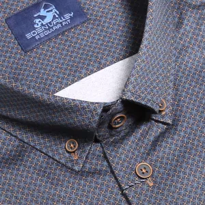 Chemise Stretch Grise manche longue de 2XL à 6XL-3XL