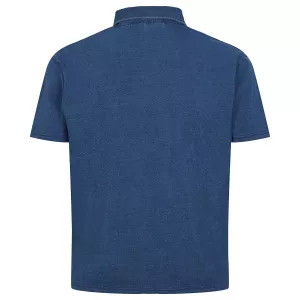 North 56.4 Polo délavé bleu indigo de 2XL à 8XL-3XL