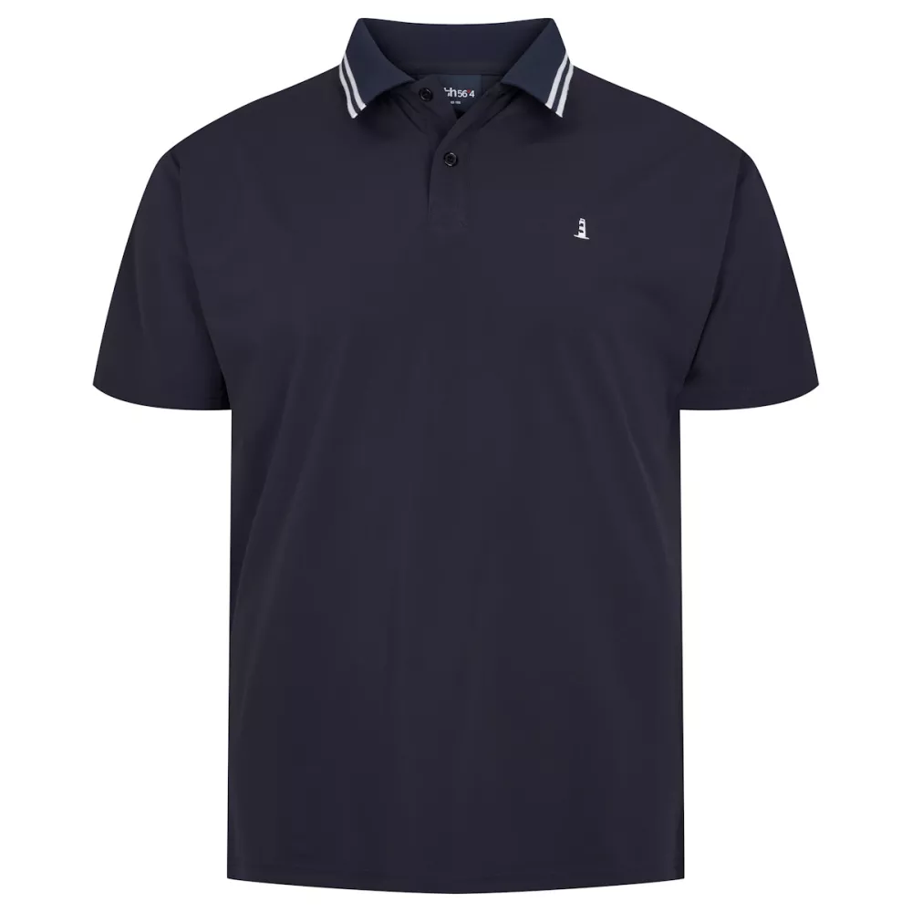 North 56.4 Polo Cool-effect bleu marine de 2XL à 8XL-2XL
