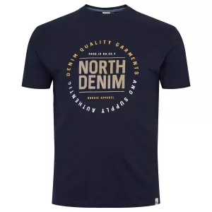 T-shirt North Denim bleu marine casual homme