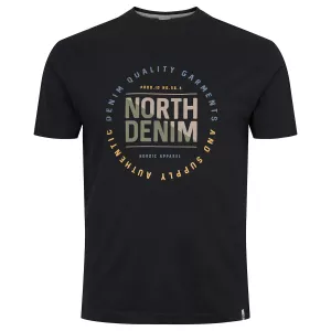T-shirt North Denim noir casual homme