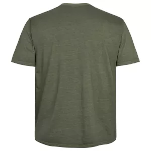 North 56 DENIM T-shirt manche courte vert olive foncé délavé-4XL