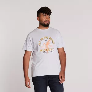 T-shirt imprimé cocktail bleu légé-2XL