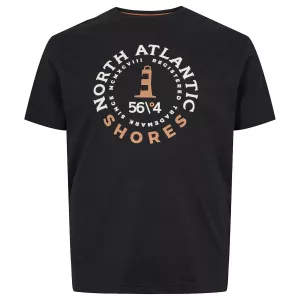 North56°4 T-shirt manche courte noir 2XL à 10XL