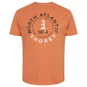 North56°4 T-shirt manche courte orange 2XL à 10XL