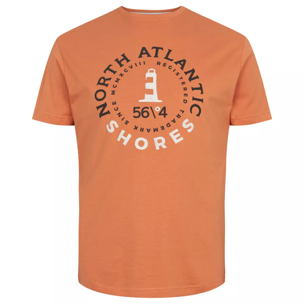 North56°4 T-shirt manche courte orange 2XL à 10XL-2XL