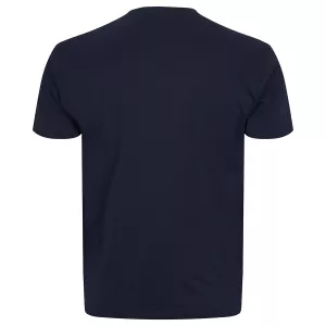 T-shirt manche courte bleu marine 2XL à 8XL coton responsable-6XL