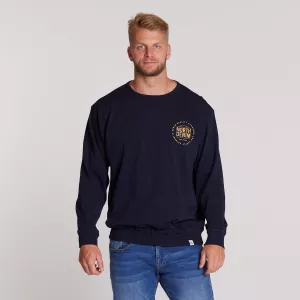 Sweat North 56°4 bleu marine petit logo poitrine-7XL