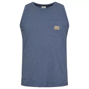 Débardeur bleu gris bleu gris avec poche 