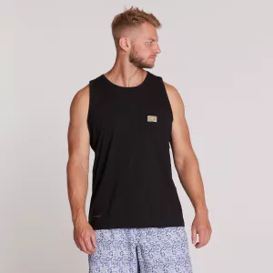 Débardeur bleu gris noir avec poche -7XL