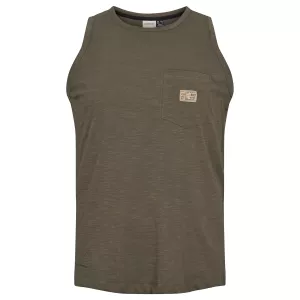 Débardeur bleu gris vert olive avec poche