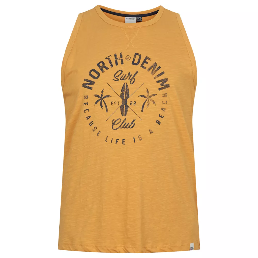 Débardeur North Denim surf Jaune ocre-3XL