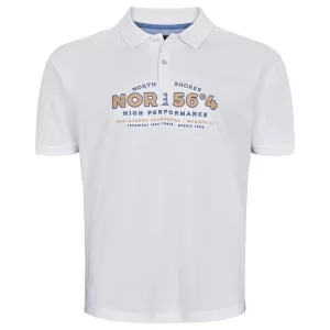 North 56.4 Polo  blanc de 2XL à 10XL - Hight Performance