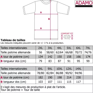 Tshirt Grande Taille sans manche bleu marine du 3XL au 12XL-12XL