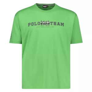T-shirt casual vert taille motif Polo Team