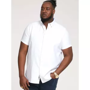 Chemise blanche oxford manche courte de 2XL à 8XL-2XL