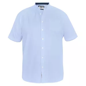Chemise bleu clair oxford manche courte de 2XL à 8XL-8XL