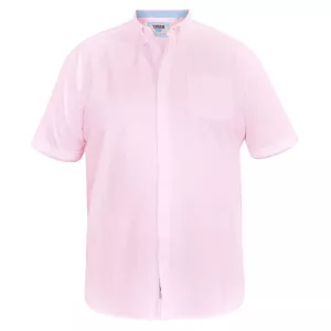 Chemise Rose oxford manche courte de 2XL à 8XL-4XL