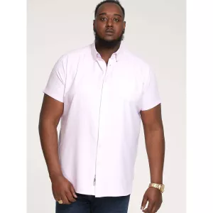 Chemise Rose oxford manche courte de 2XL à 8XL-8XL