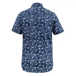 Chemise D555 bleue motif floral-5XL
