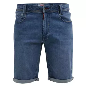 Short jeans Stretch bleu délavé de 42US à 56US