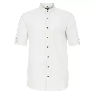 Chemise mao lin cotton manche courte blanche de 2XL à 6XL