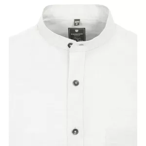 Chemise Redmond col mao blanche-2XL
