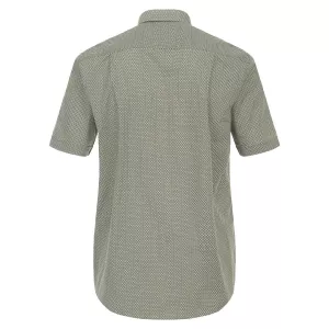 Chemise Redmond verte petit motif-6XL