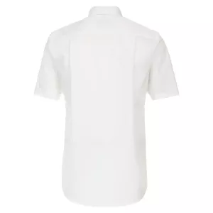Chemise Popeline manche courte blanche de 2XL à 6XL-2XL