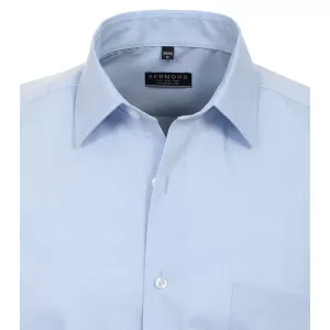 Chemise Redmond popeline bleu clair-4XL