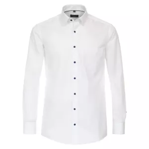 Chemise business manche longue blanche de 2XL à 6XL-2XL
